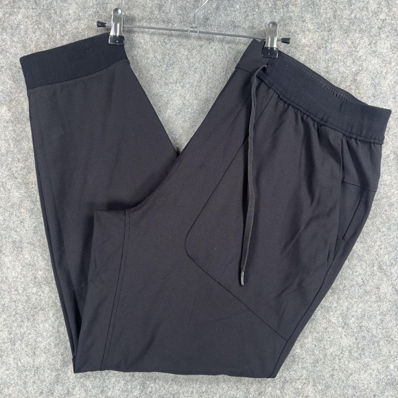 lululemon athletica Other - Lululemon Pants Mens 2XL Black Woven ABC Jogger Zip Pocket Ribbed Cuffs Athletic